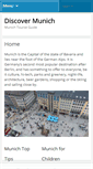 Mobile Screenshot of discover-munich.info
